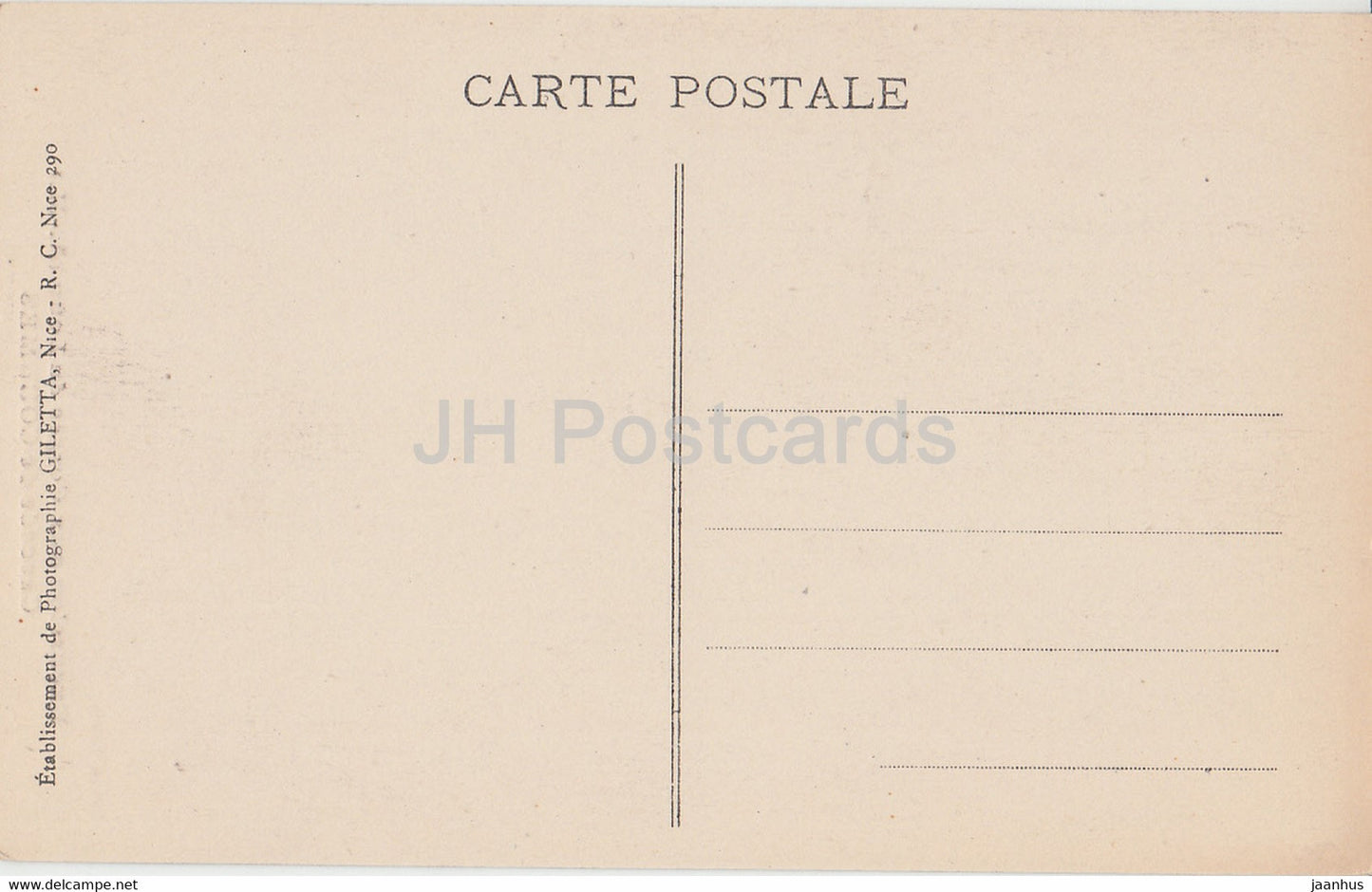 Ausflug aux Gorges du Loup - Cascade de Courmes - alte Postkarte - Frankreich - unbenutzt