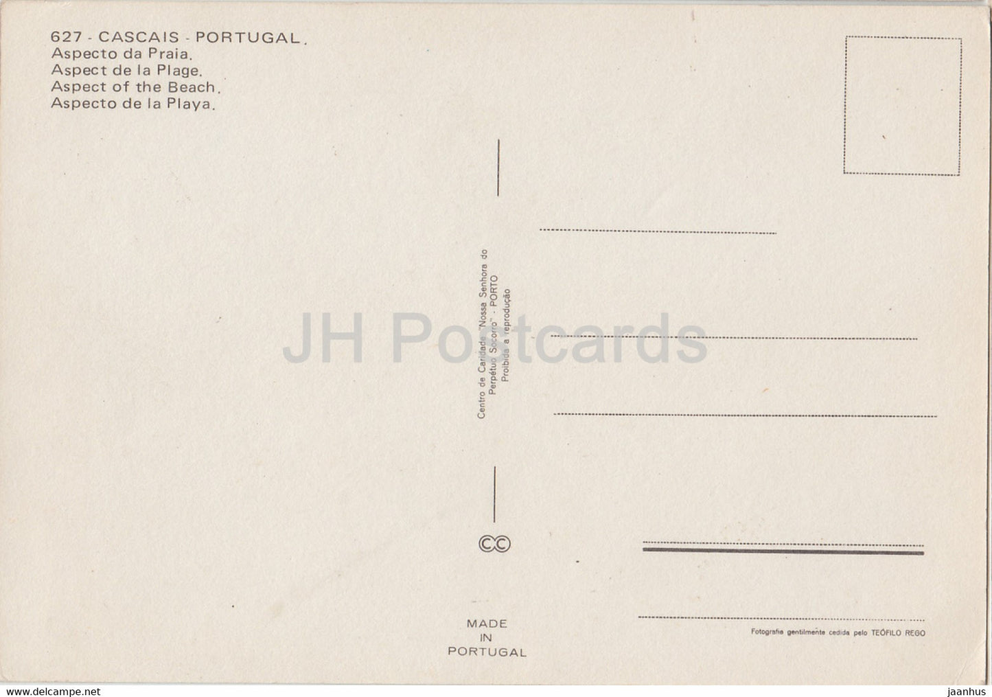 Cascais - Aspecto da Praia - Aspekt des Strandes - Boot - 627 - Portugal - unbenutzt