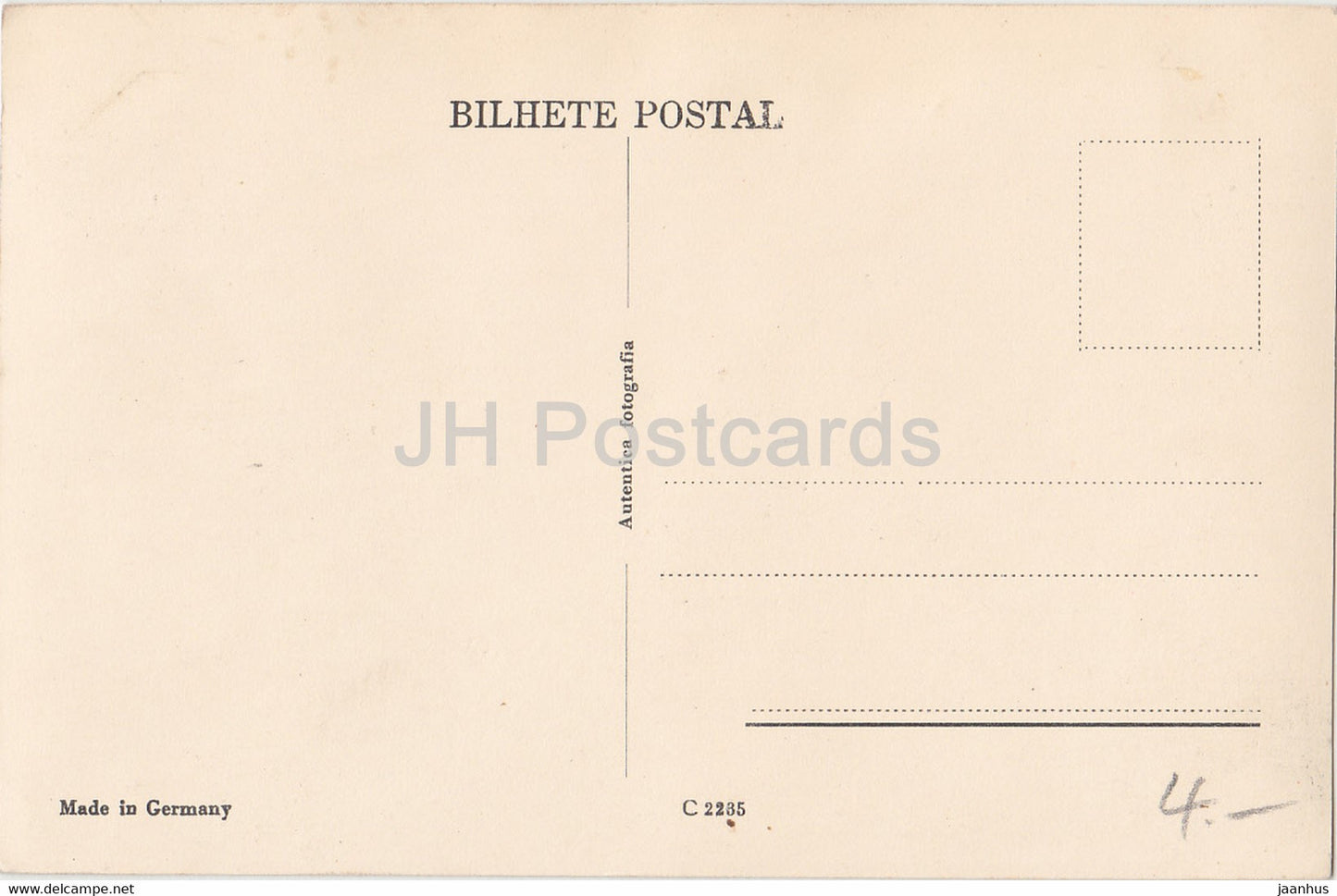 Lisboa - Lisbonne - Avenida da Liberdade - tram - 236 - carte postale ancienne - Portugal - inutilisé