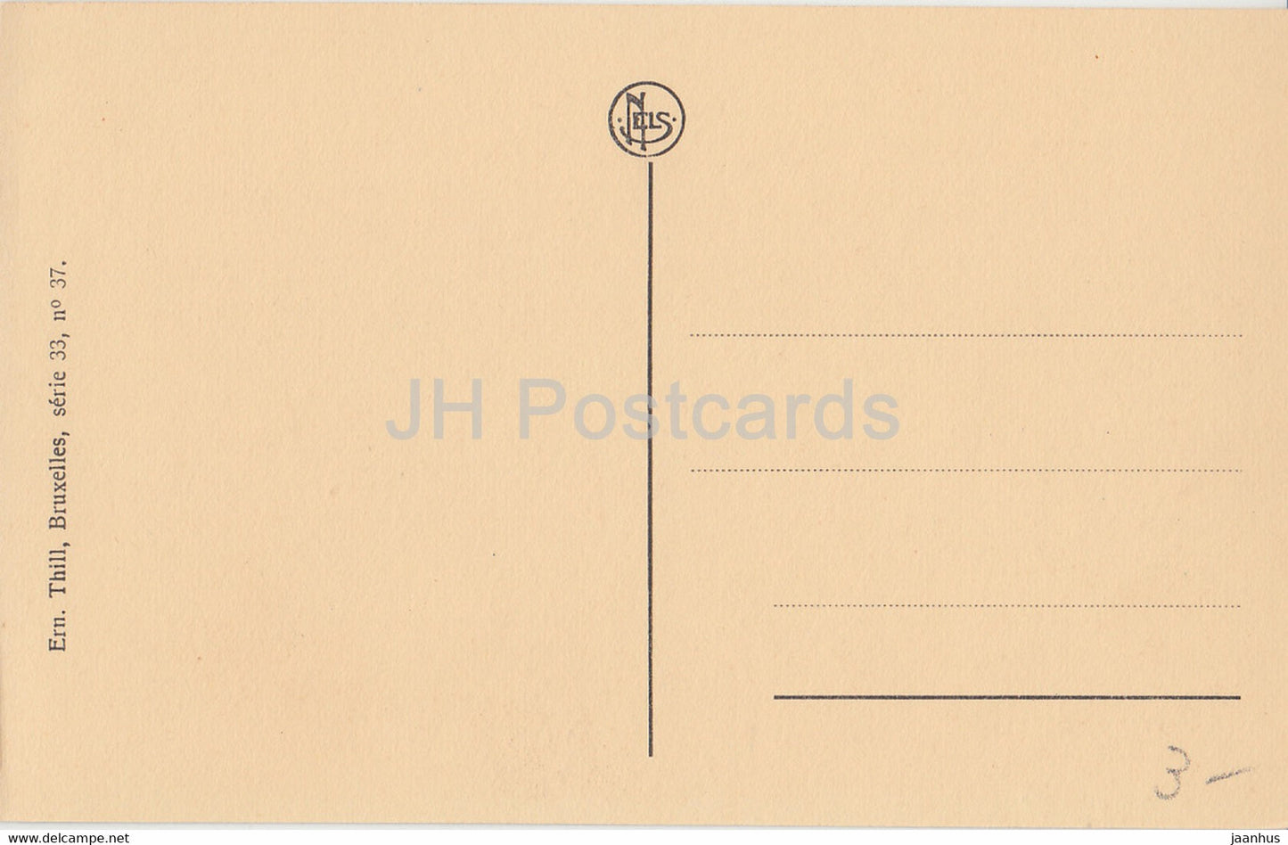 Dinant - Le Château de Walzin - château - 37 - carte postale ancienne - Belgique - inutilisée