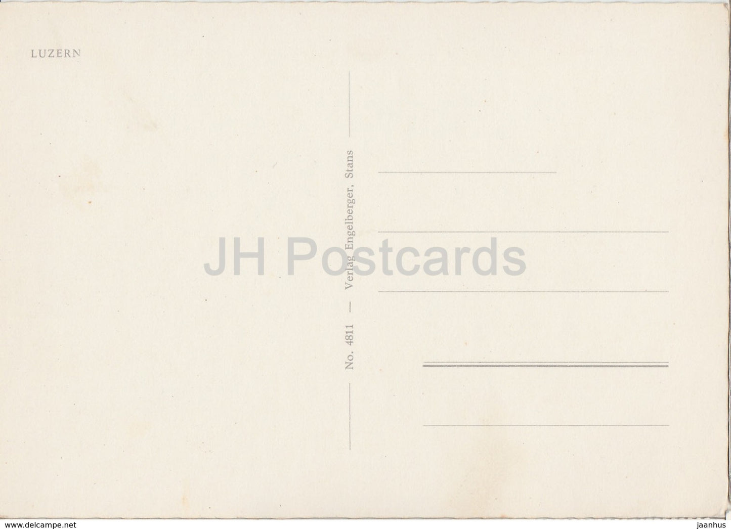 Luzern - Lucerne - Remor - bateau - 4811 - Suisse - inutilisé