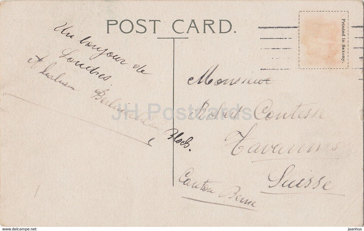 London - Holborn Bars showing Old Houses - 20704 - old postcard - England - United Kingdom - used