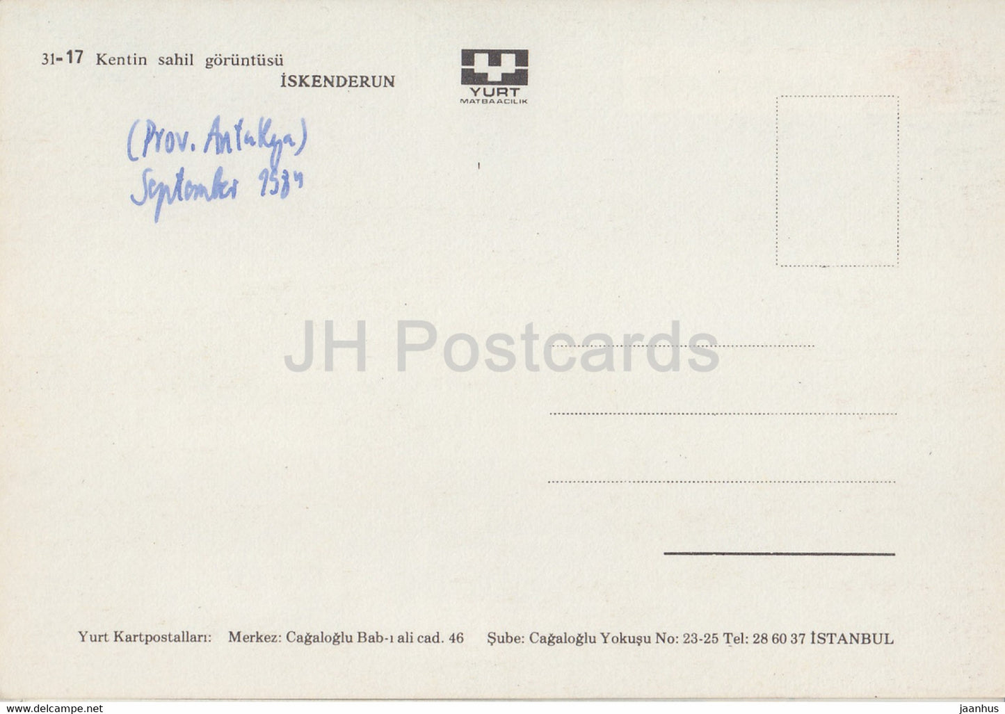 Iskenderun - Vue mer de la ville - 1984 - Turquie - occasion