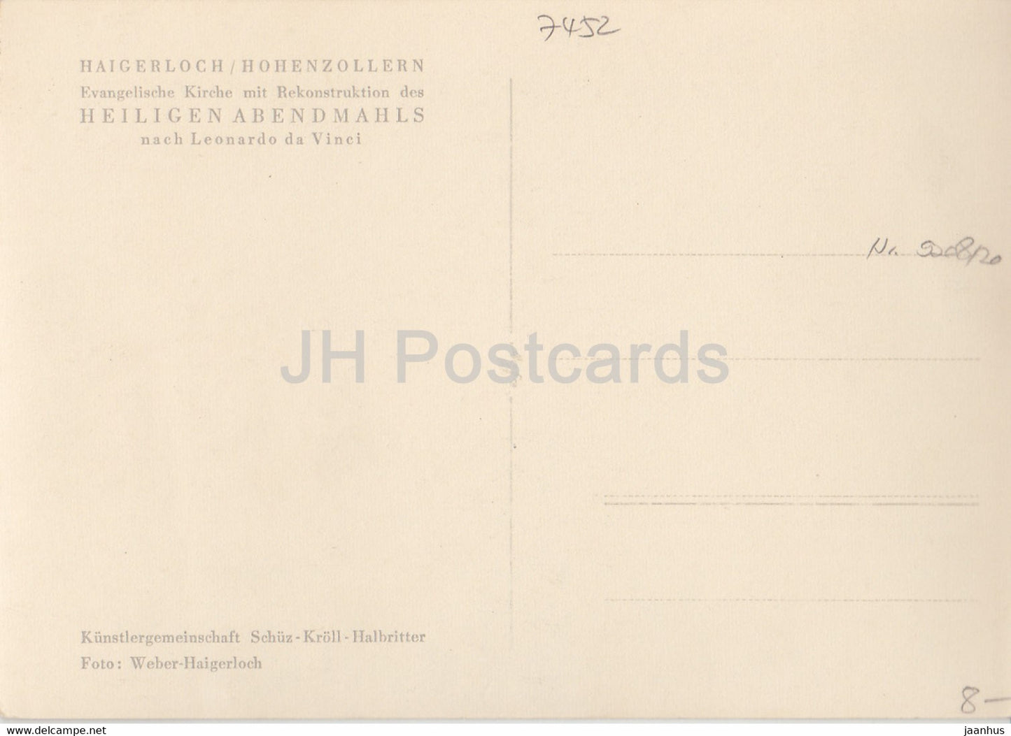 Haigerloch - Hohenzollern - Evangelische Kirche - Heilige Abendmahl - church - Germany - unused