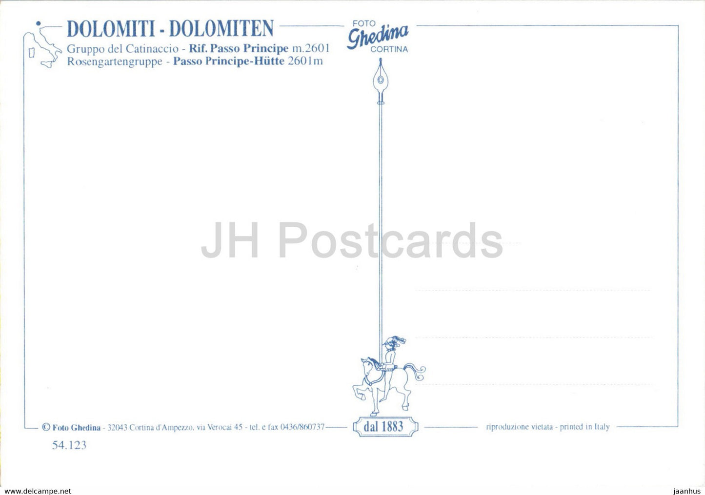 Rif Passo Principe - Gruppo del Catinaccio - Italie - inutilisé