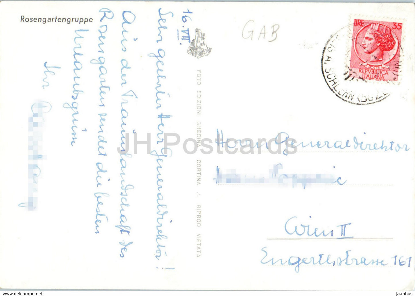 Ciampedie - Rif Larsec verso il Catinaccio - Vajolet - Dirupi di Larsec - Italy - used