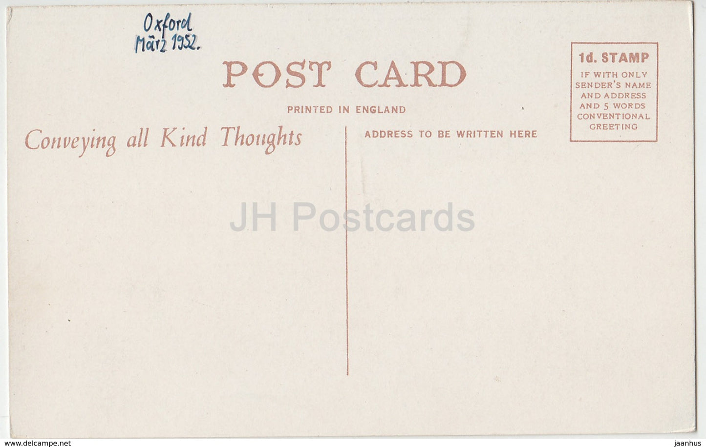 Oxford - Botanical Gardens & Magdalen College - 1952 - Royaume-Uni - Angleterre - occasion