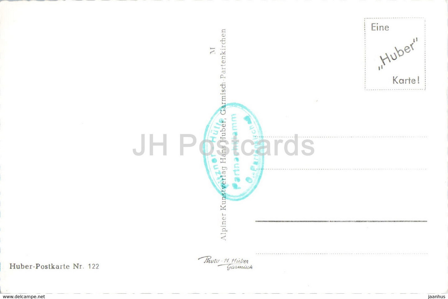 Die Partnachklamm - 122 - old postcard - Germany - unused