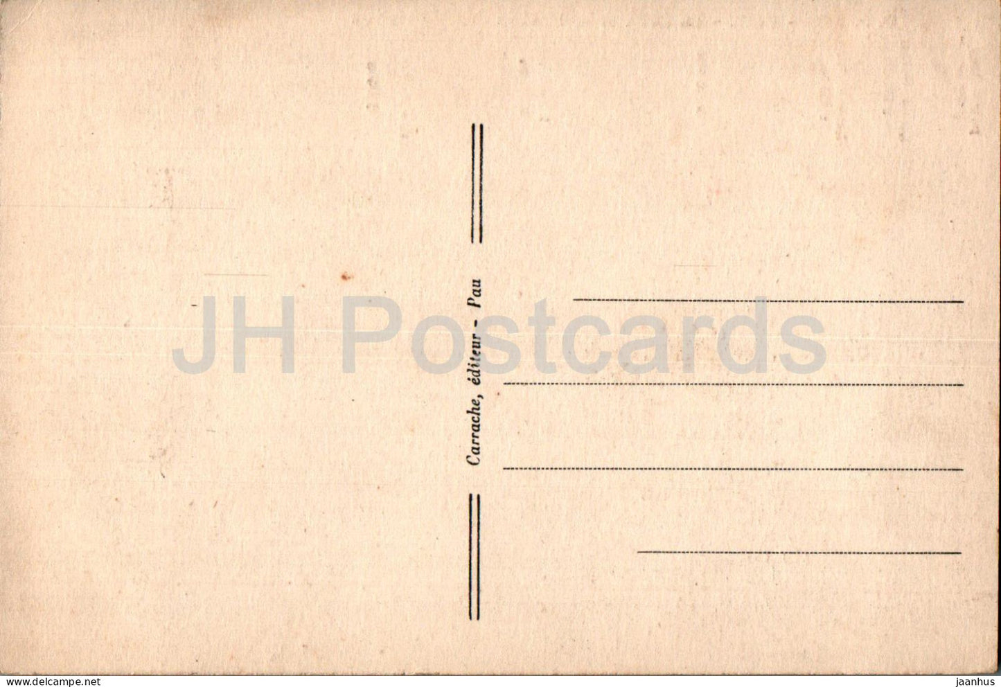 Pau - La Gare et la Chaine des Pyrenees - railway station - 203 - old postcard - France - unused