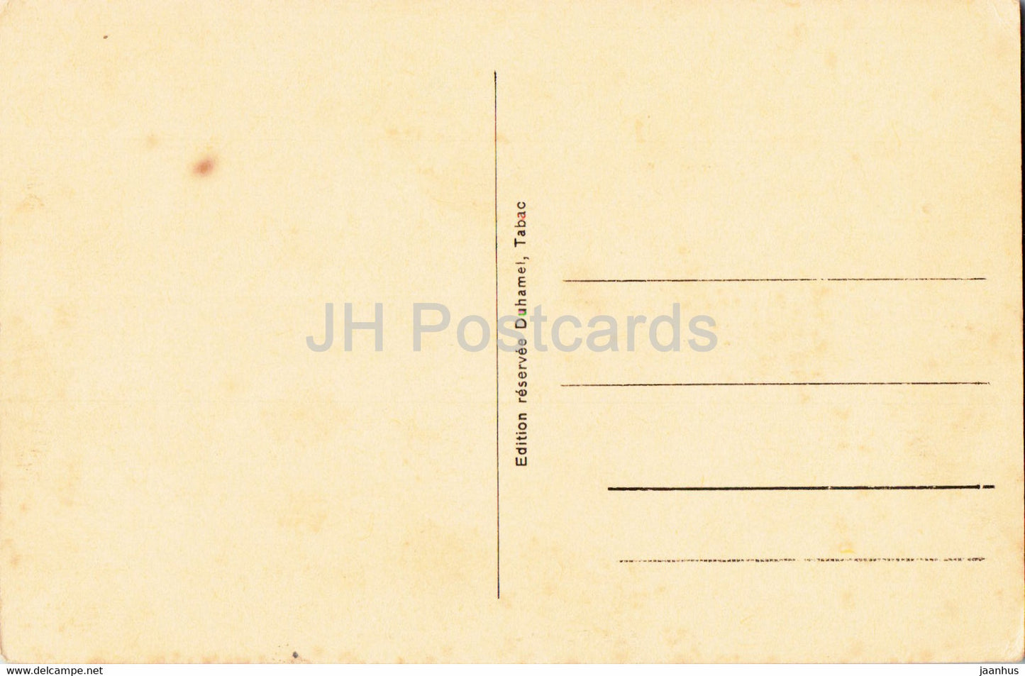 Stella Plage - Les Cabines - beach - 4 - old postcard - France - unused