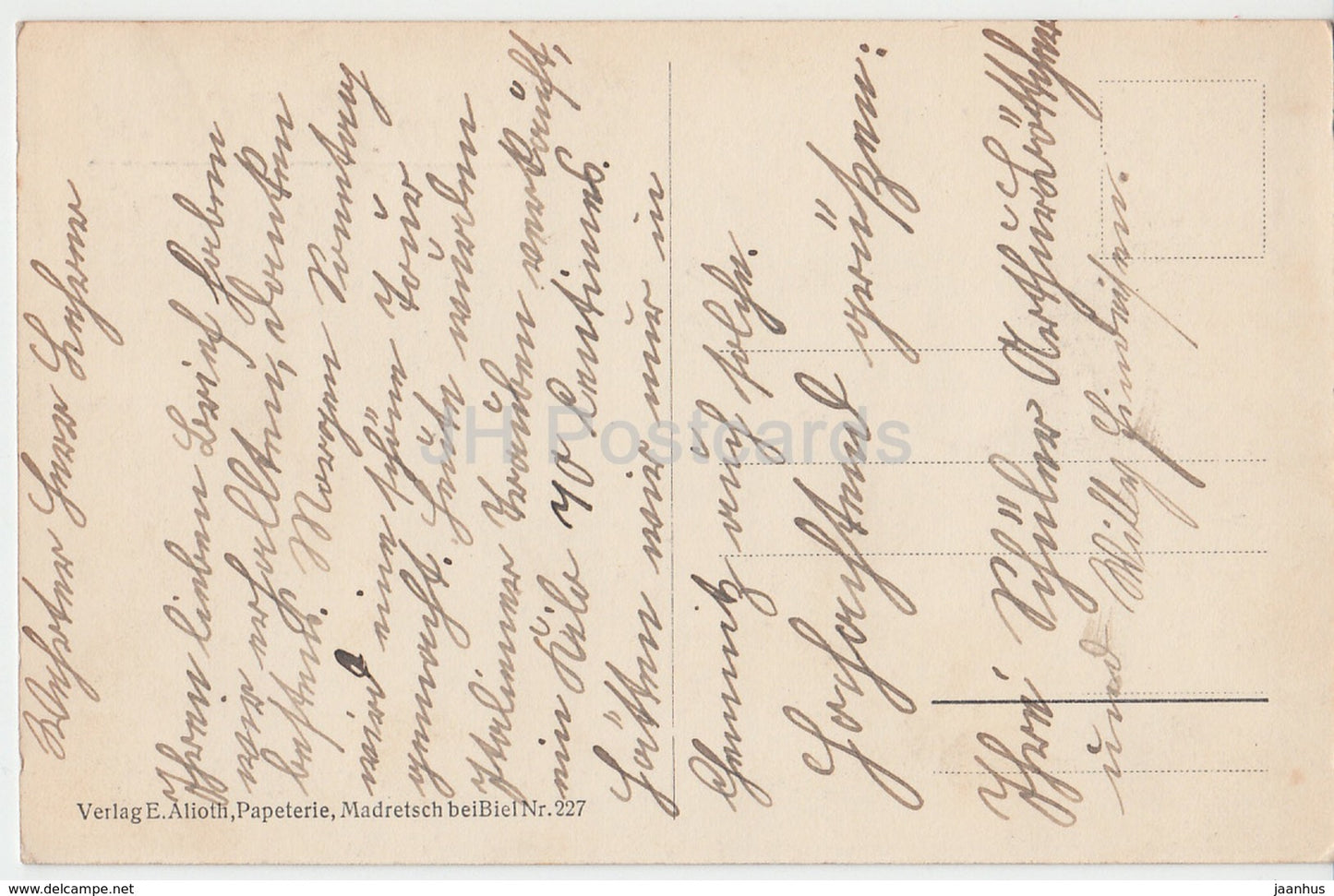 Biel - Bienne - Amer Monne - 227 - carte postale ancienne - Suisse - occasion