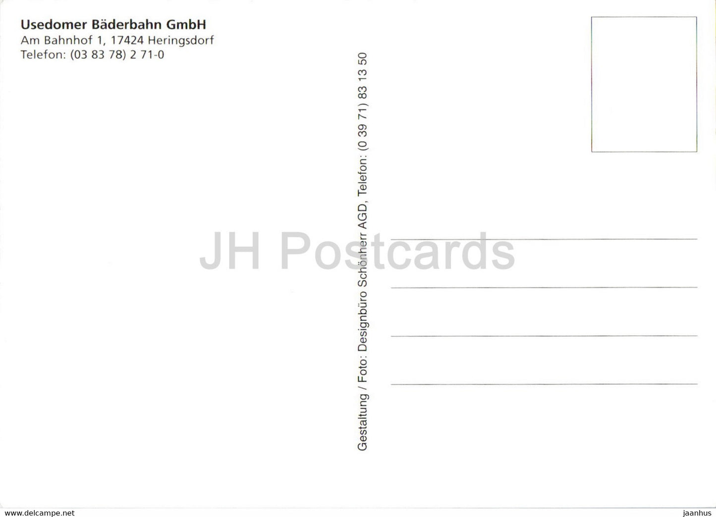 Usedomer Baderbahn - Eisenbahn mit Tradition - train - chemin de fer - locomotive - Allemagne - inutilisé