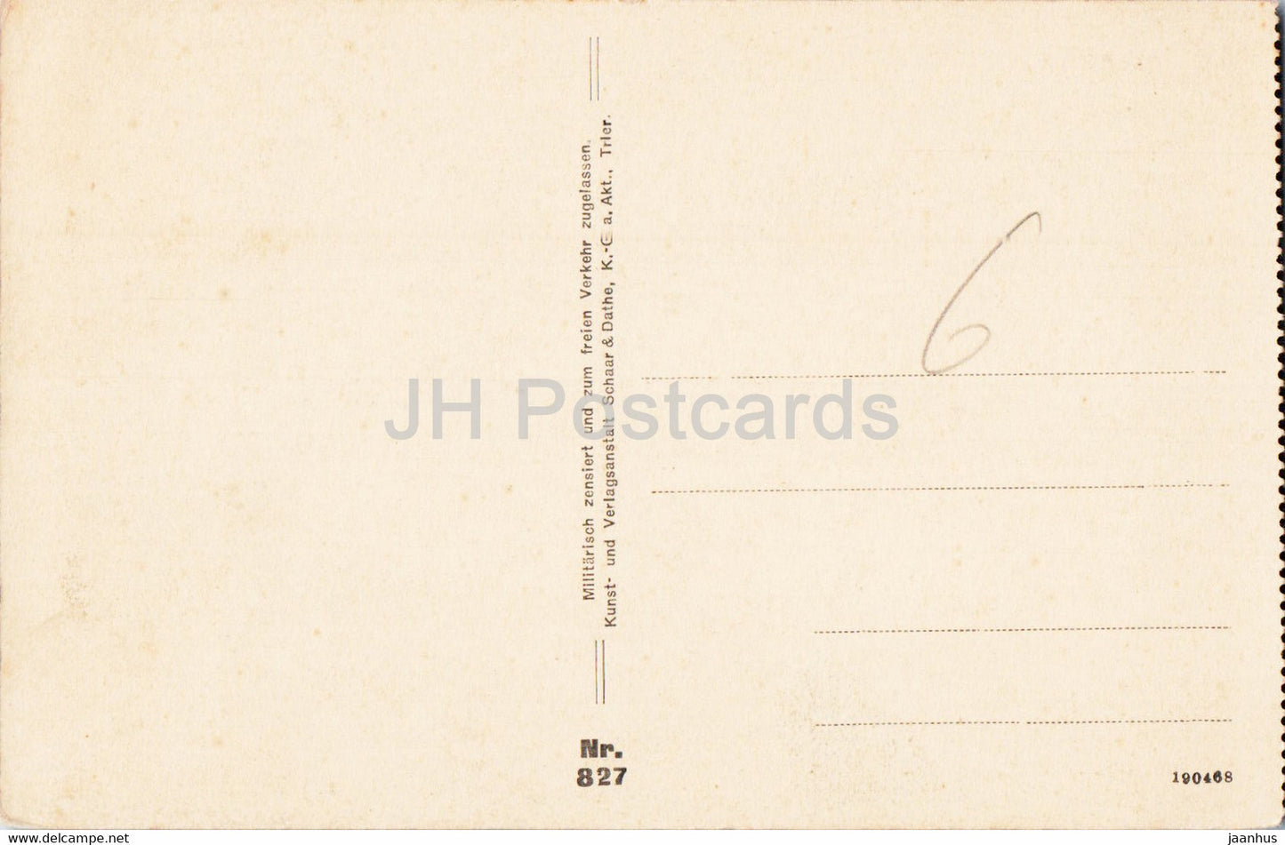 Berru - Total mit Kirche - church - 827 - old postcard - France - unused