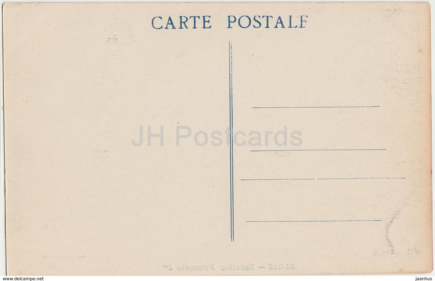 Blois - Escalier Francois Ier - castle - old postcard - France - unused