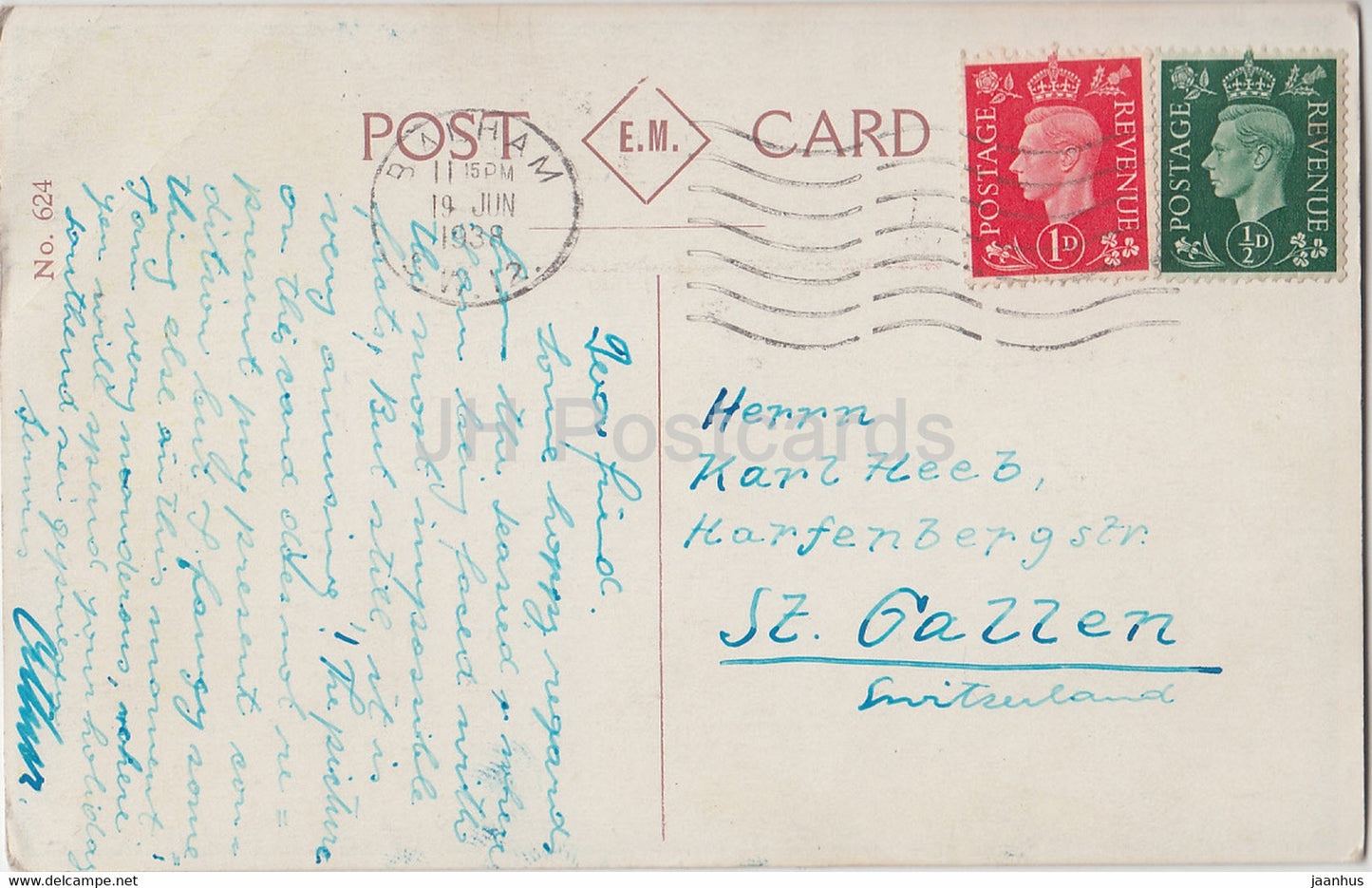 That Poor Chap 'll be a lot better when E's got it all up - Jester - old postcard - England - United Kingdom - used