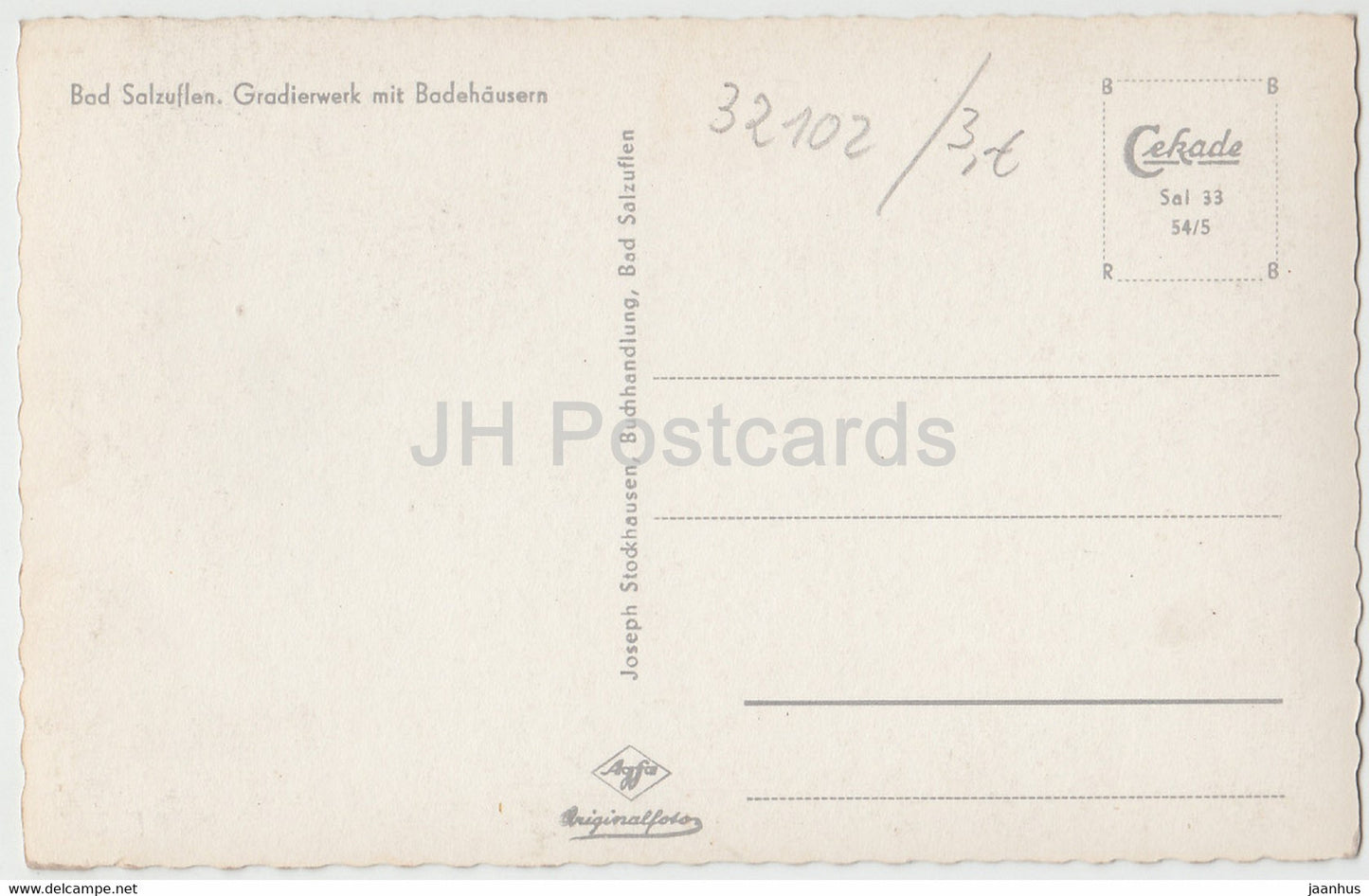Bad Salzuflen - Gradierwerk mit Badehausern - Deutschland - unbenutzt