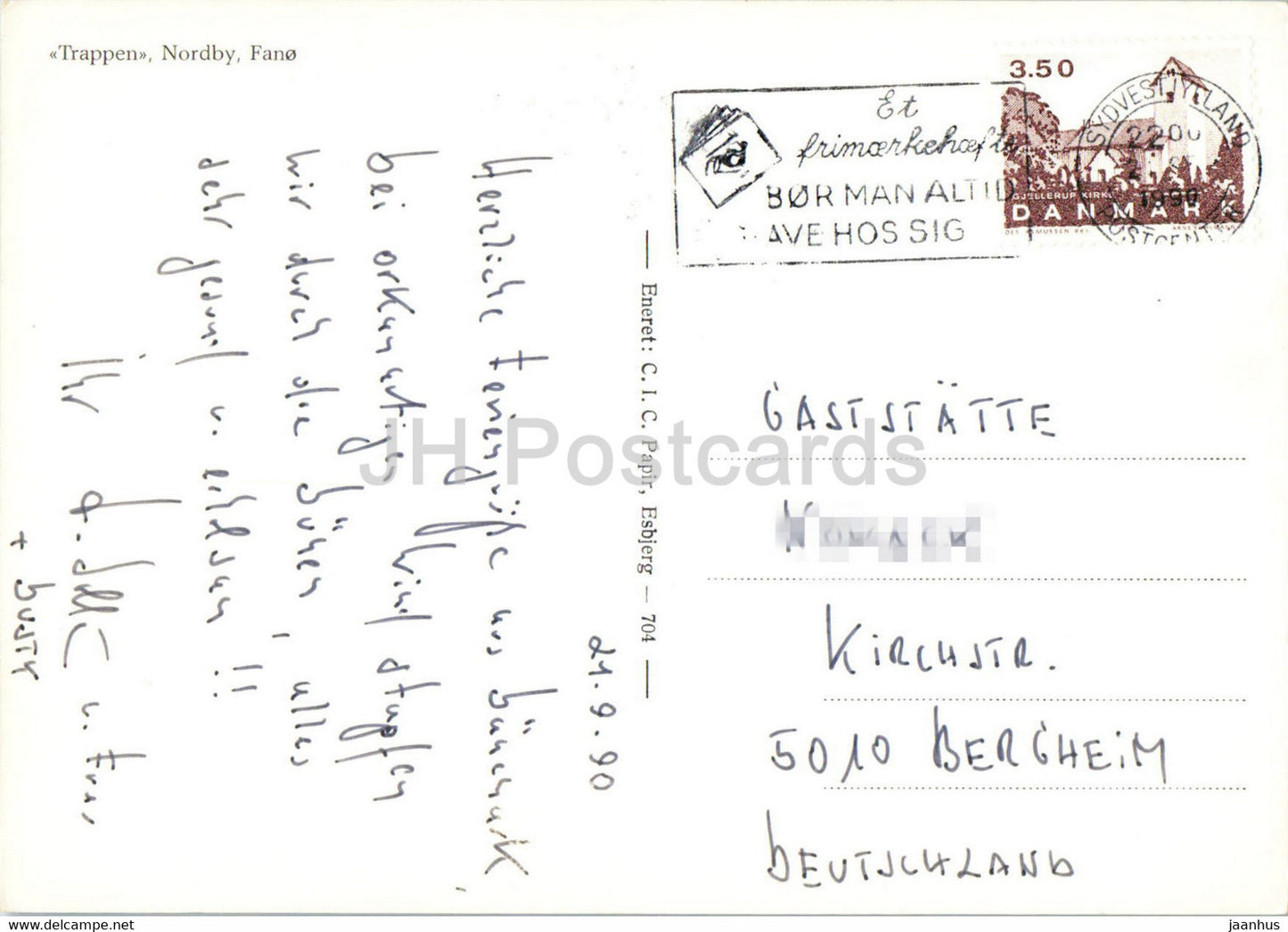 Trappen - Nordby - Fano - stairs - 1990 - Denmark - used