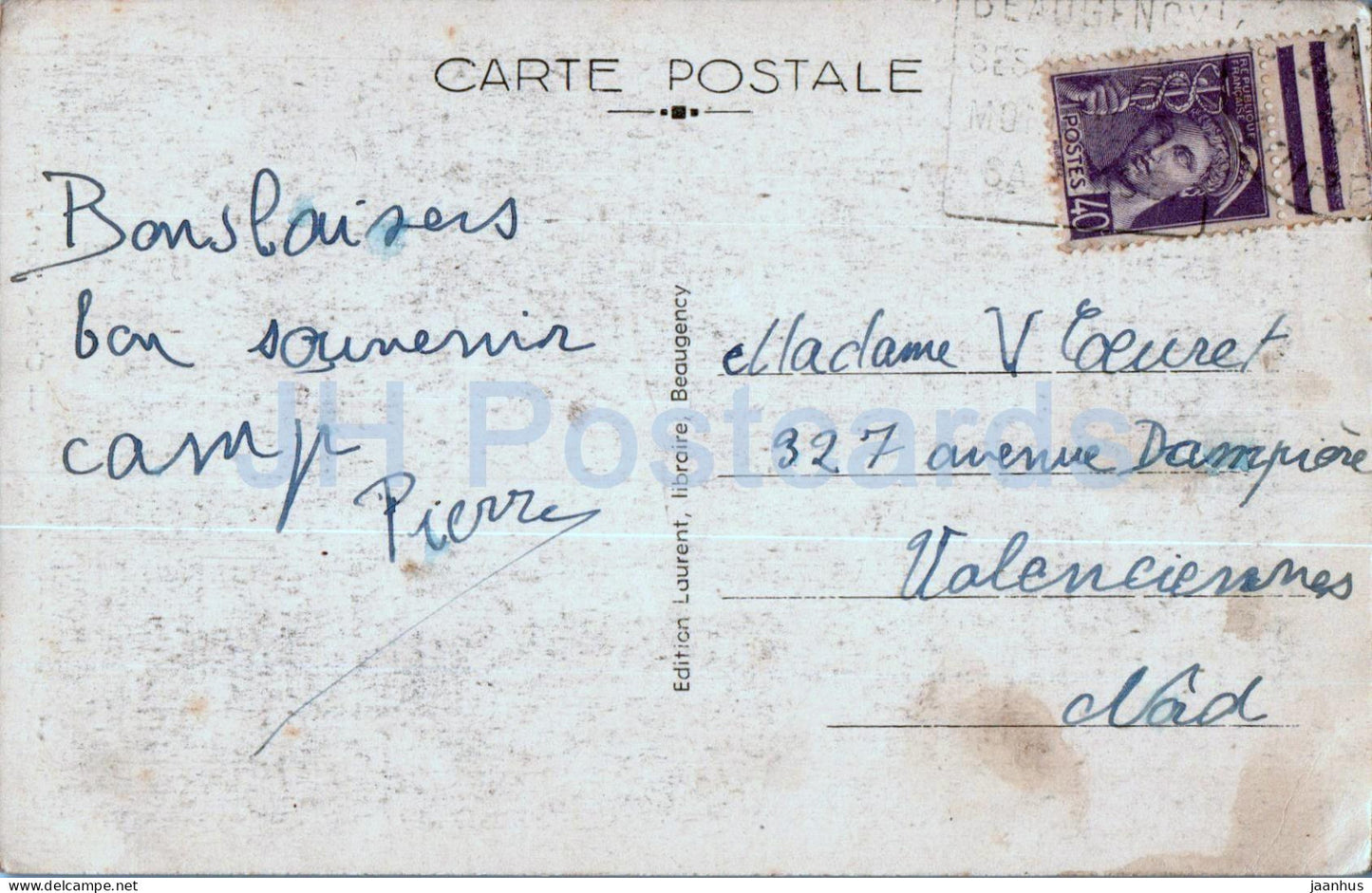 Beaugency - Clocher Saint Firmin - Glockenturm - 27 - alte Postkarte - Frankreich - gebraucht