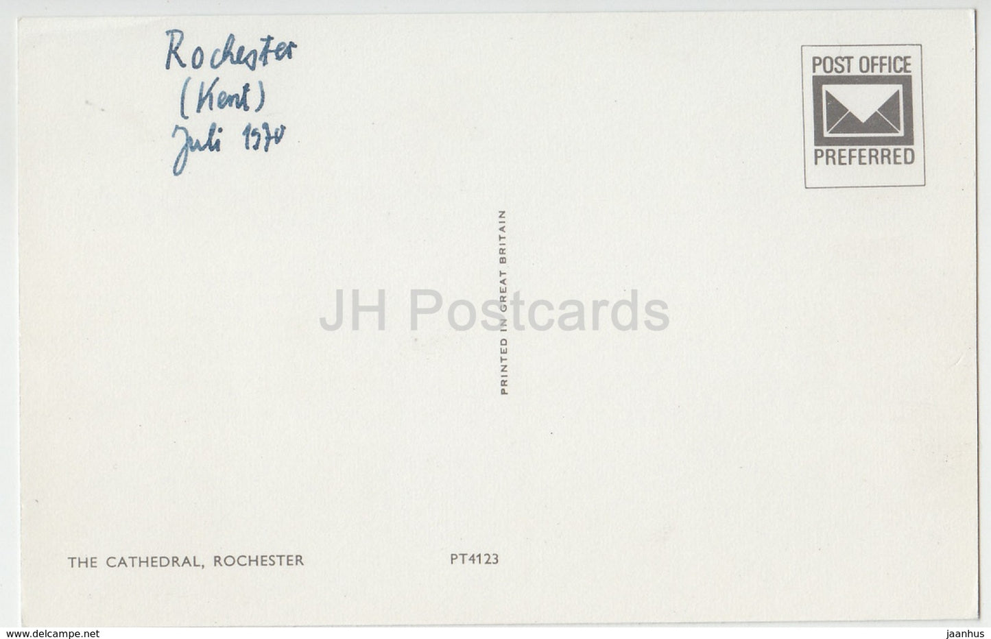 Rochester - The Cathedral - PT4123 - 1970 - United Kingdom - England - used