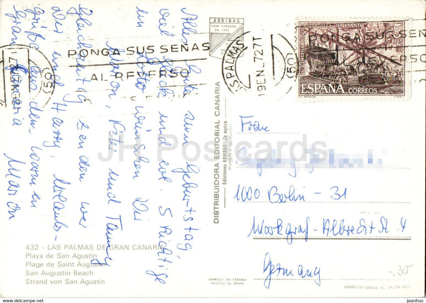 Las Palmas de Gran Canaria - Playa de San Augustin - plage - 432 - Espagne - occasion