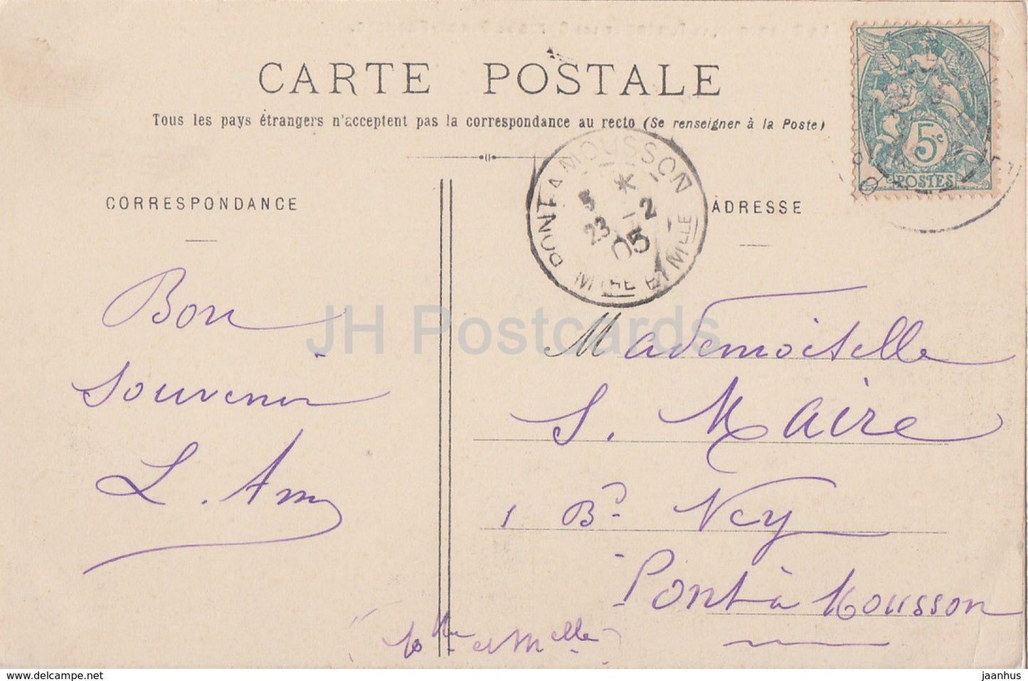 Libourne - La Dordogne - Le Tertre les Cotes de Canon Fronsac - 4015 - old postcard - 1905 - France - used