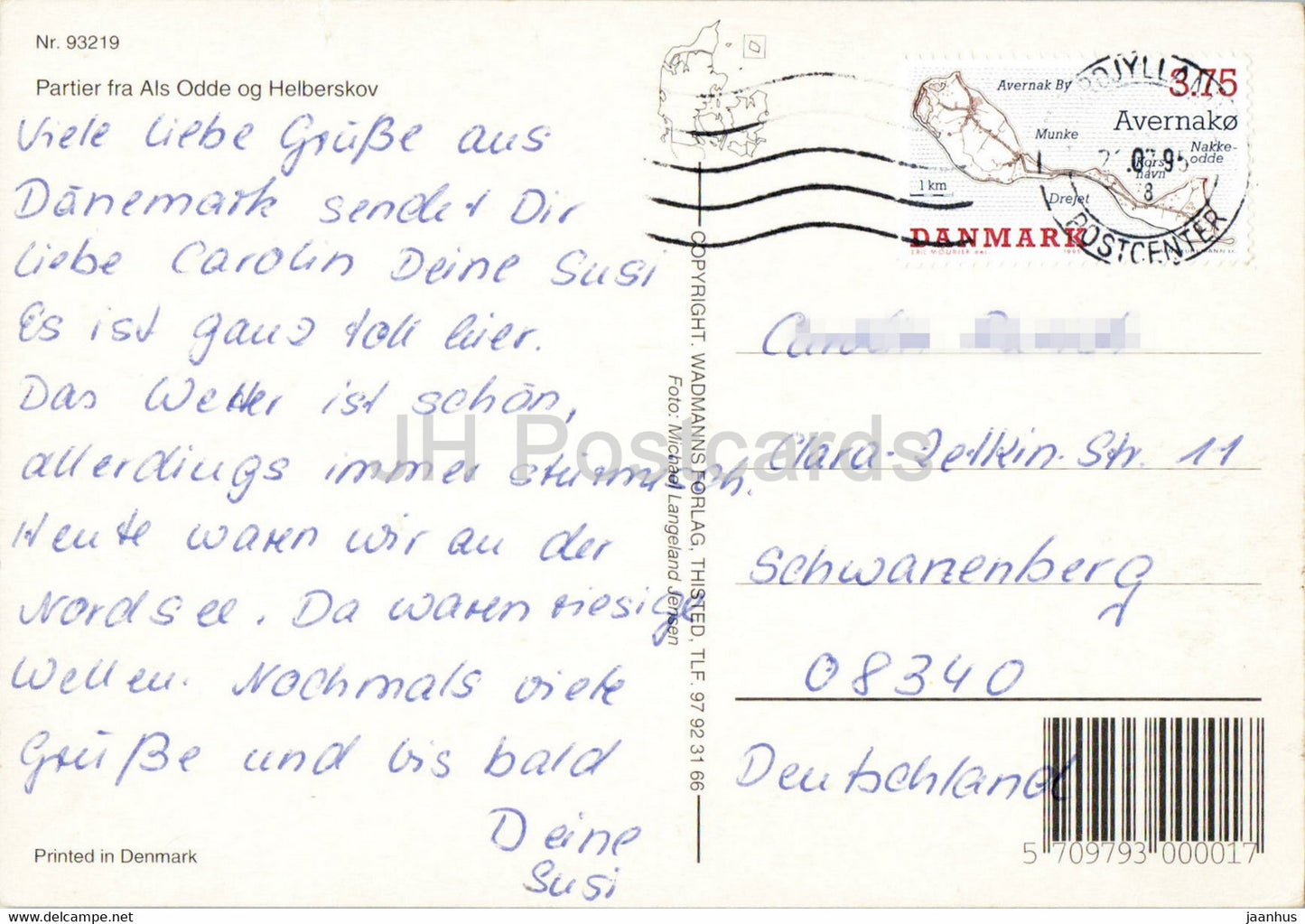 Als Odde-Helberskov – Multiview – 1995 – Dänemark – gebraucht