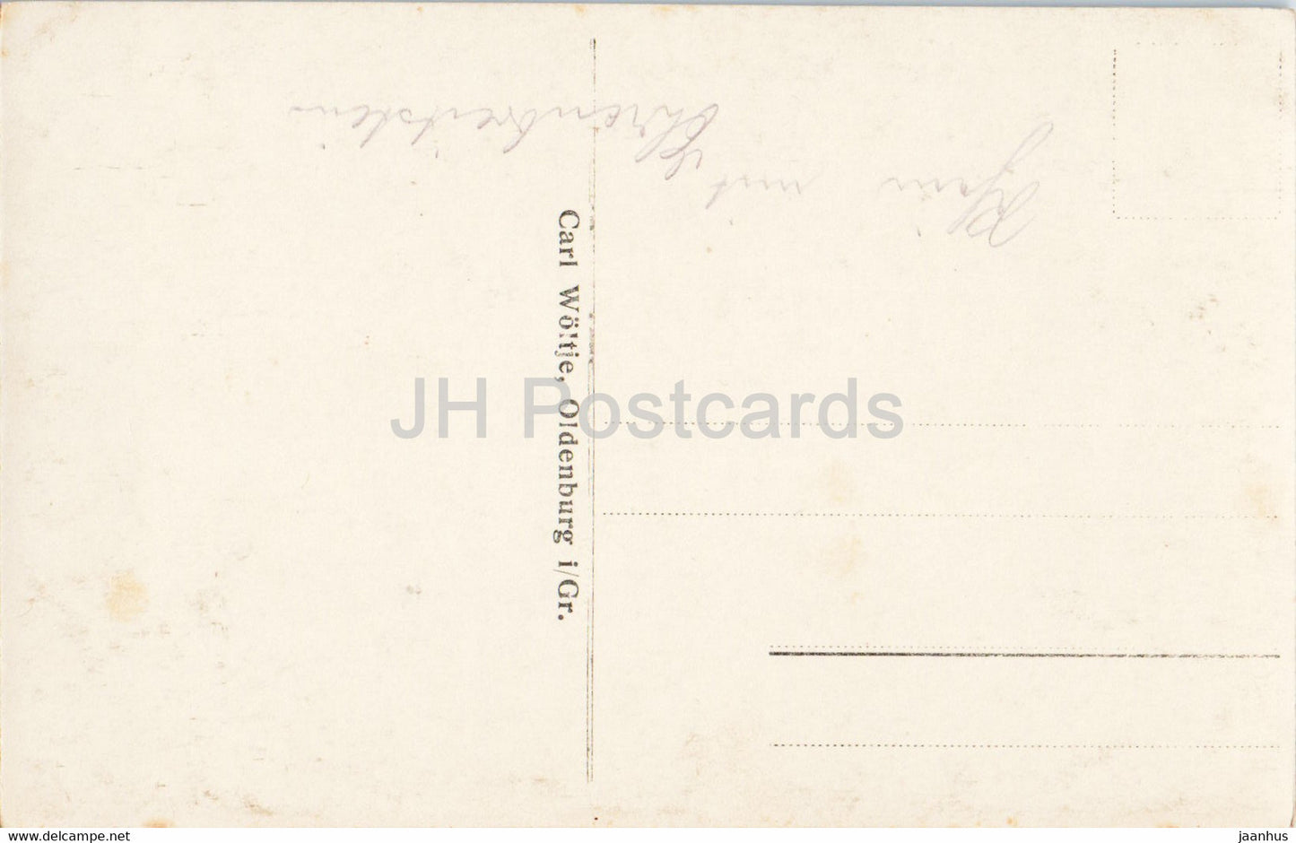 Oldenburg i Gr - Carl Woltje - alte Postkarte - Deutschland - gebraucht