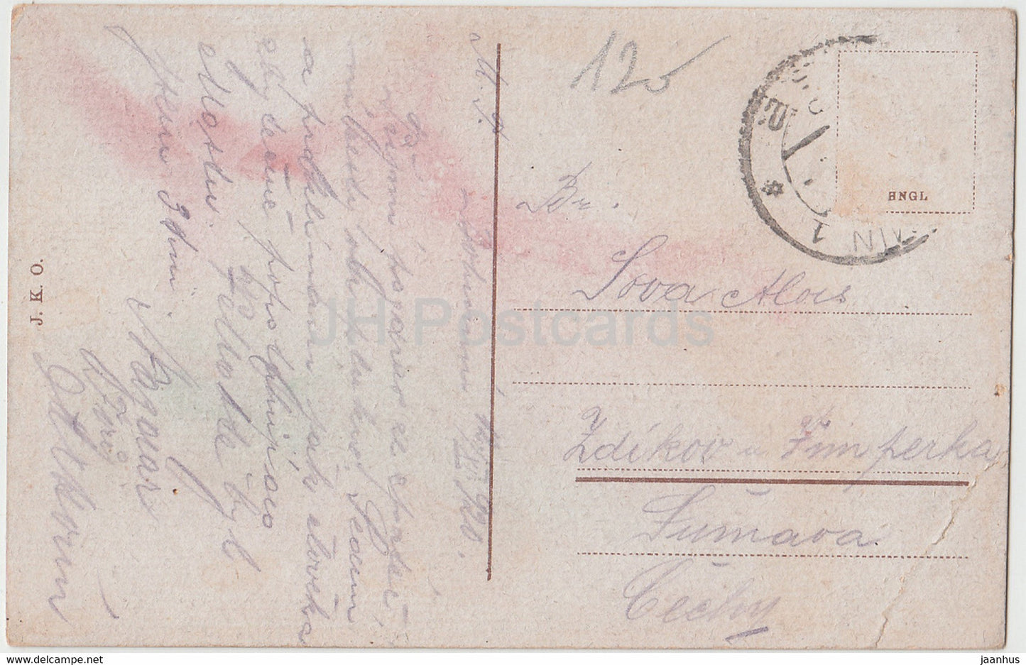 Bohumin - Nadrazi - Oderberg - Der Bahnhof - railway station - 1920 - Czech Republic - used