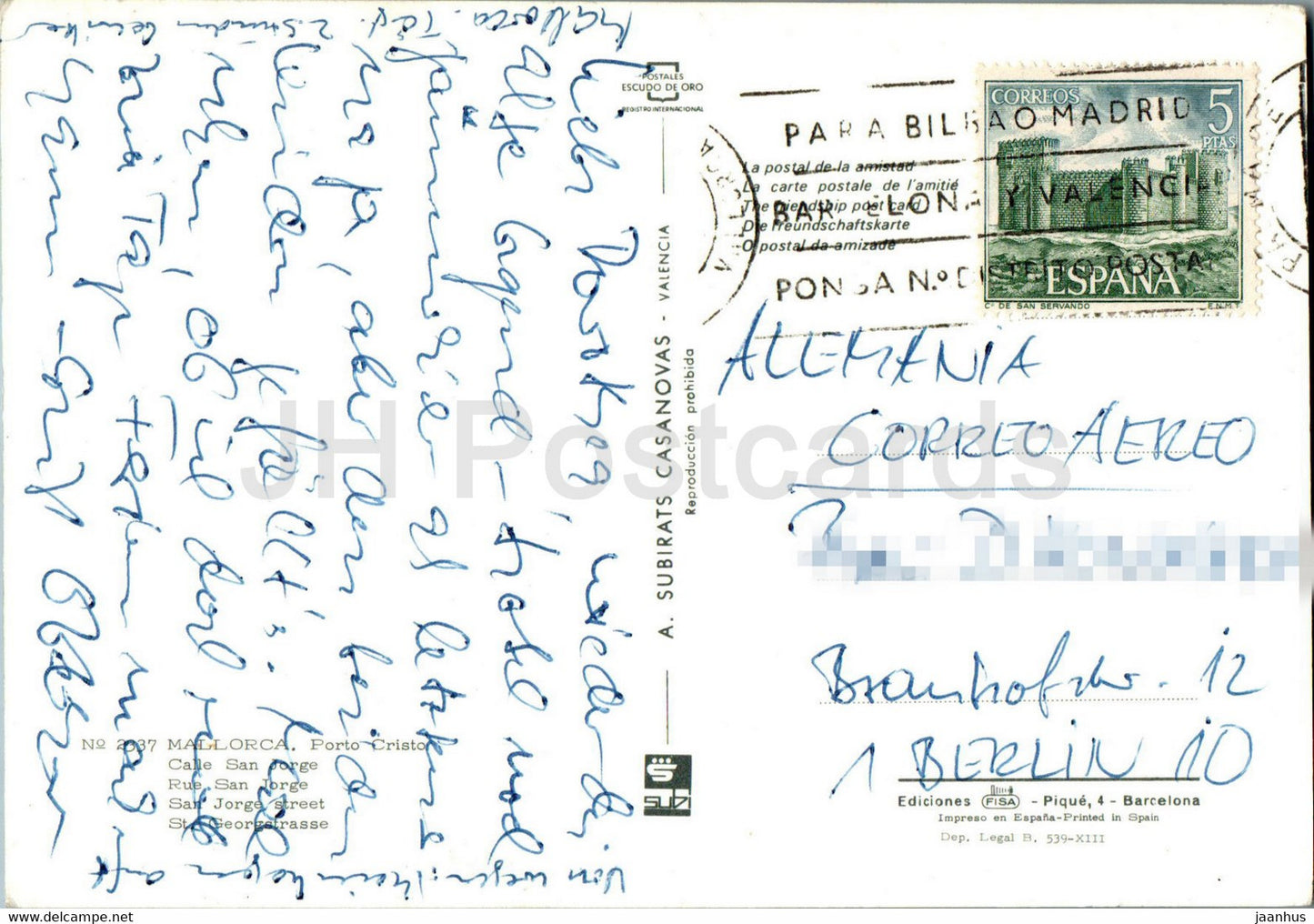 Porto Cristo - Calle San Jorge - street - Mallorca - 2337 - Spain - used