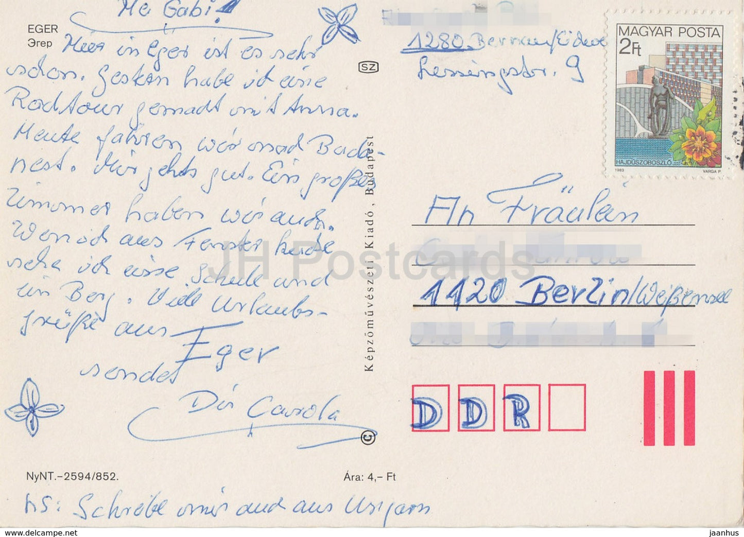 Eger - église - rue - monument - multiview - Hongrie - occasion