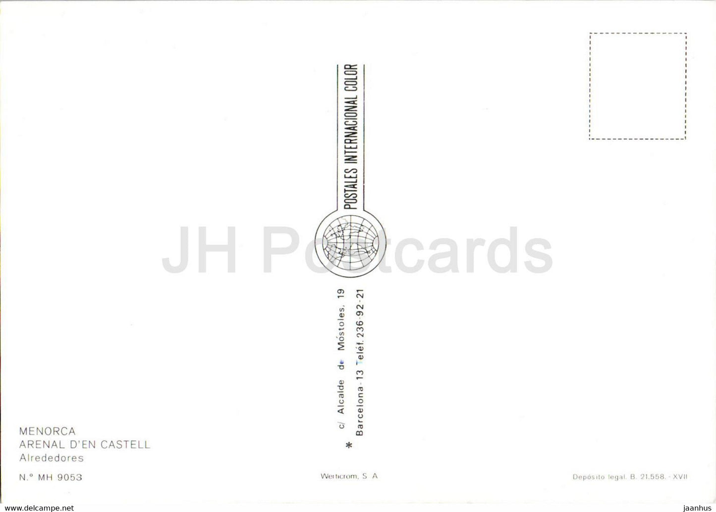 Menorca - Arenal d'En Castell - Baleares - 9053 - Spain - unused