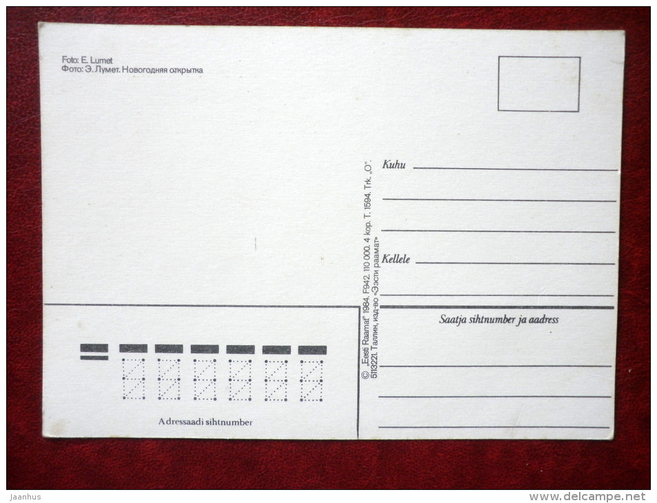 Mallard - Anas platyrhynchos - Birds - 1984 - Estonia USSR - unused - JH Postcards