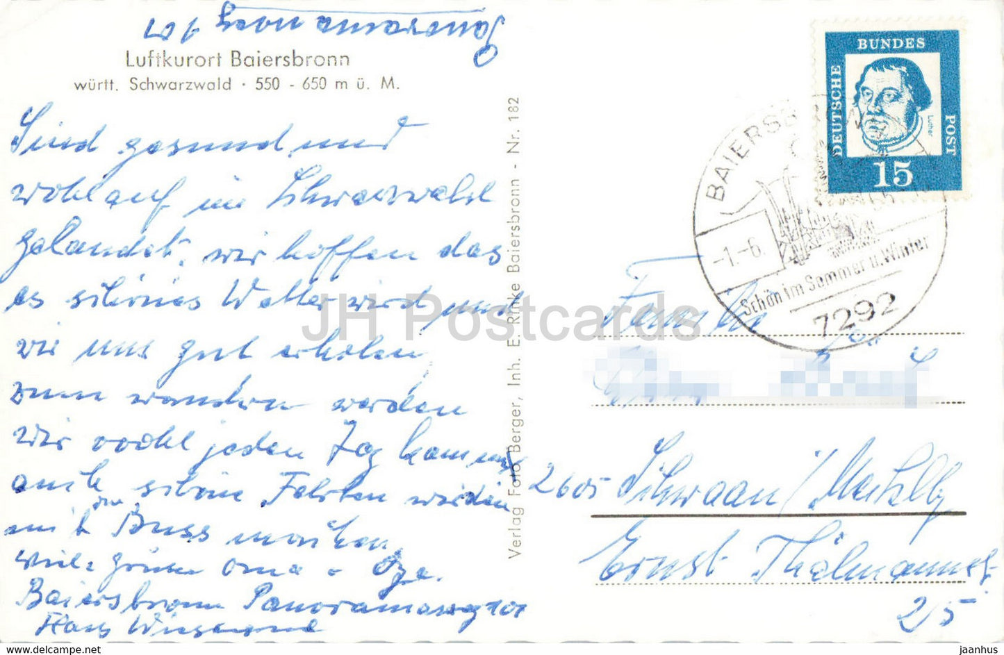 Luftkurort Baiersbronn - Germany - used