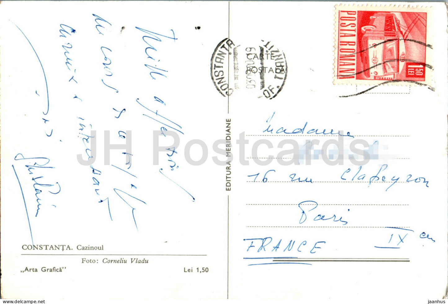 Constanta - Cazinoul - casino - 1970 - Romania - used