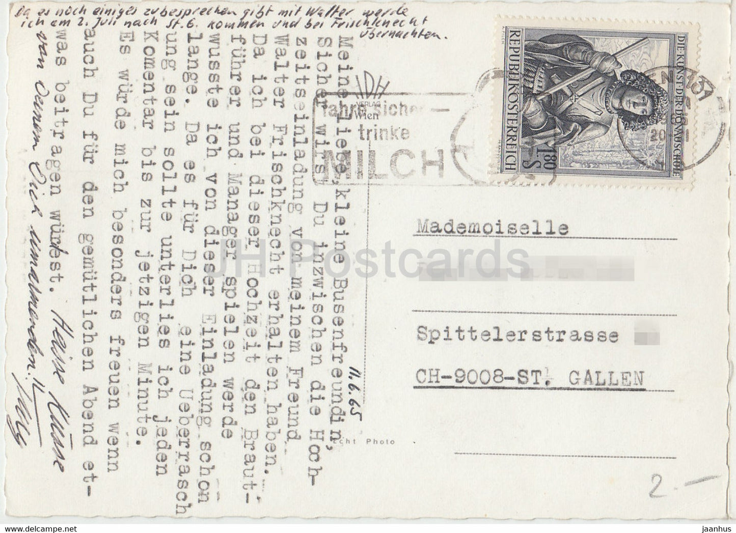 Wien - Vienna - Stefansdom - Peterskirche - church - cathedral - 1965 - Austria - used