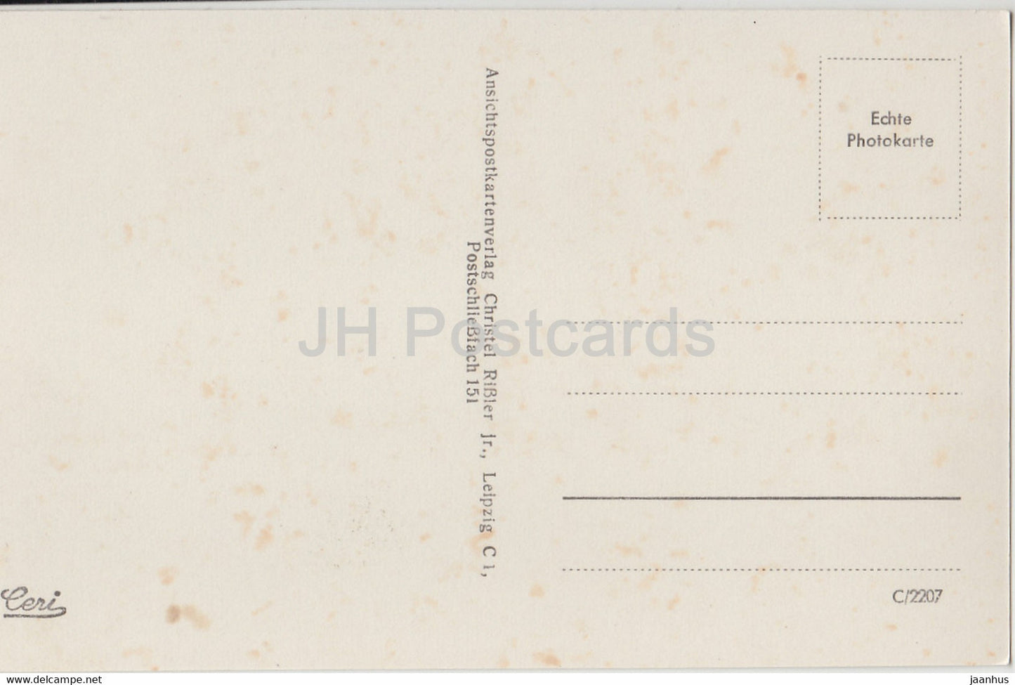 Hexentanzplatz - old postcard - Germany - unused