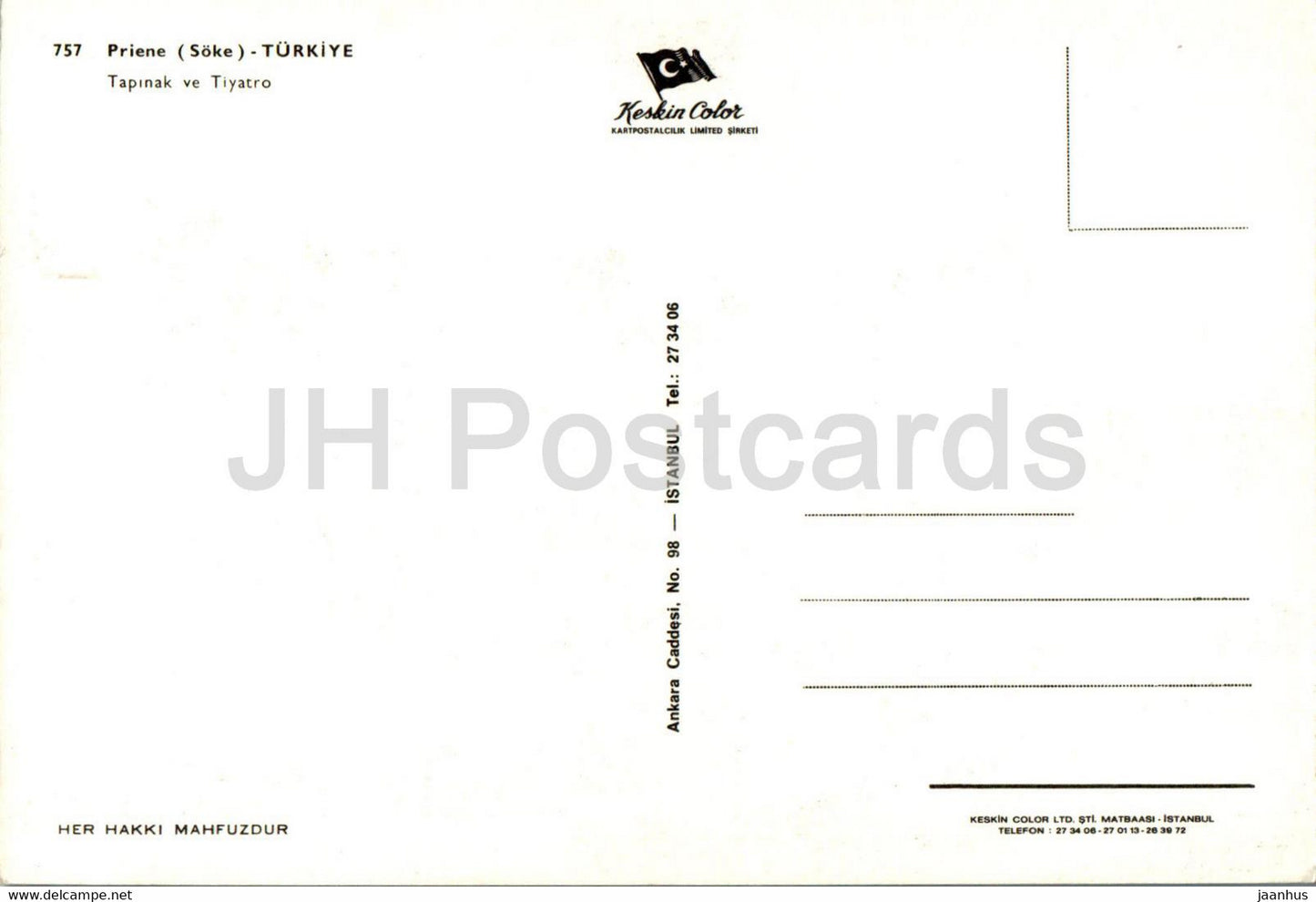 Priene - Soke - Tapinak ve Tiyatro - théâtre - monde antique - 757 - Turquie - inutilisé