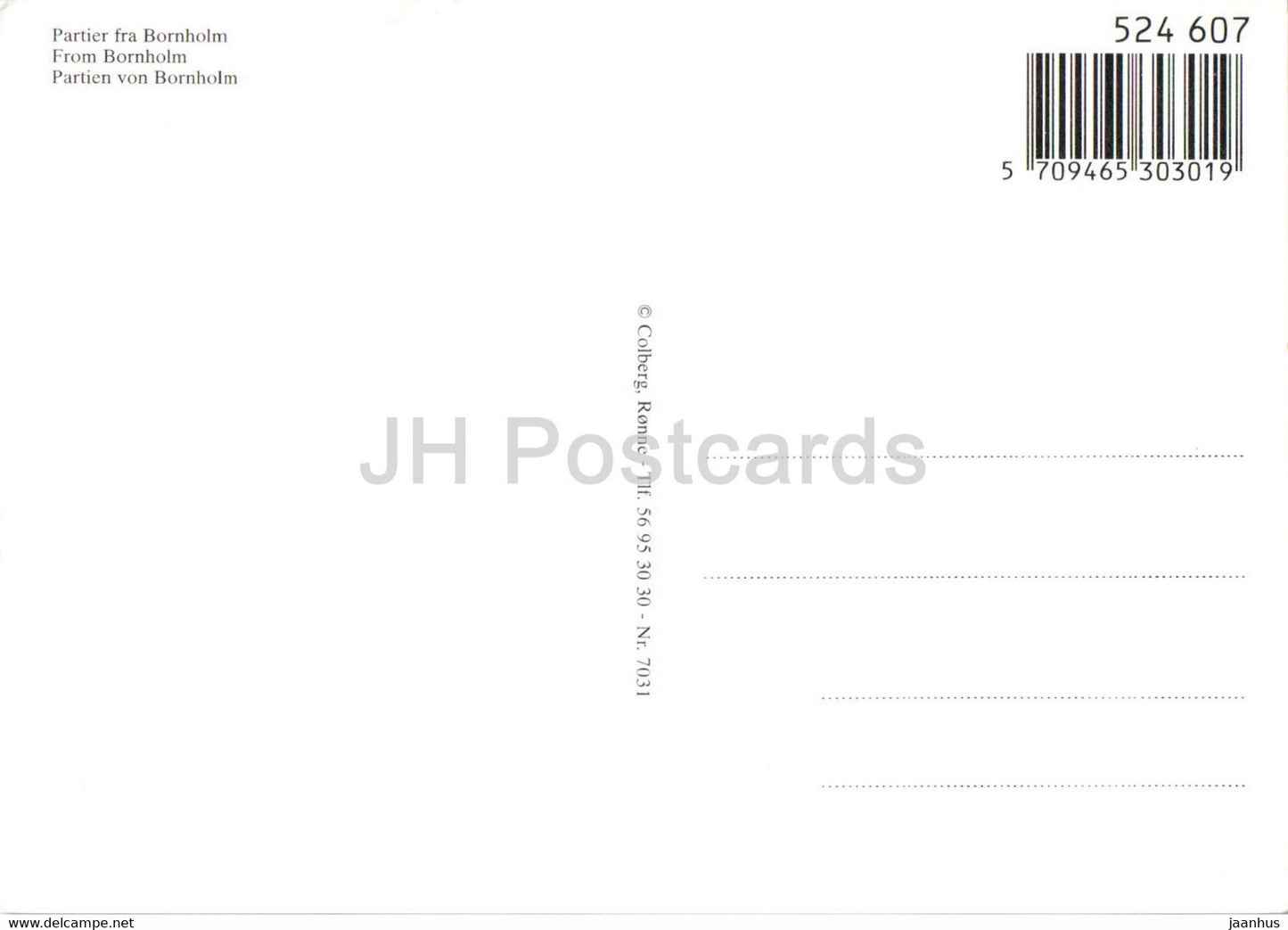 Aus Bornholm - Multiview - Colberg - Dänemark - unbenutzt