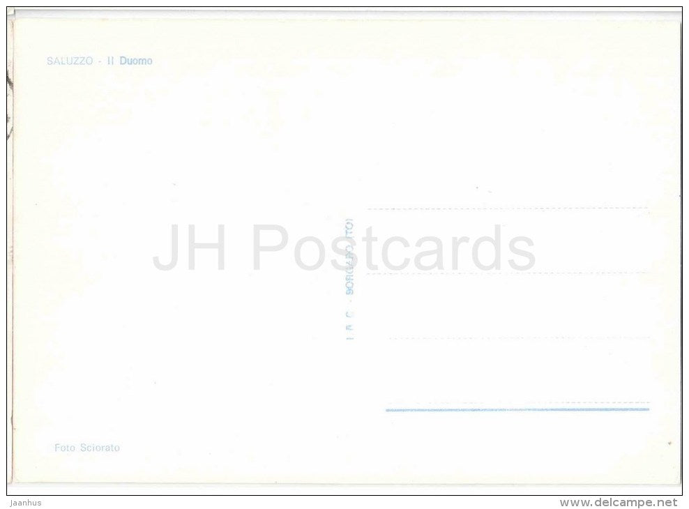 Il Duomo - cathedral - Saluzzo - Cuneo - Piemonte - Italia - Italy - unused - JH Postcards