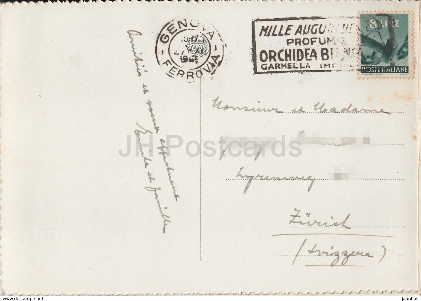 Genova - Genoa - Panorama e Porto - ship - port - Italy - used