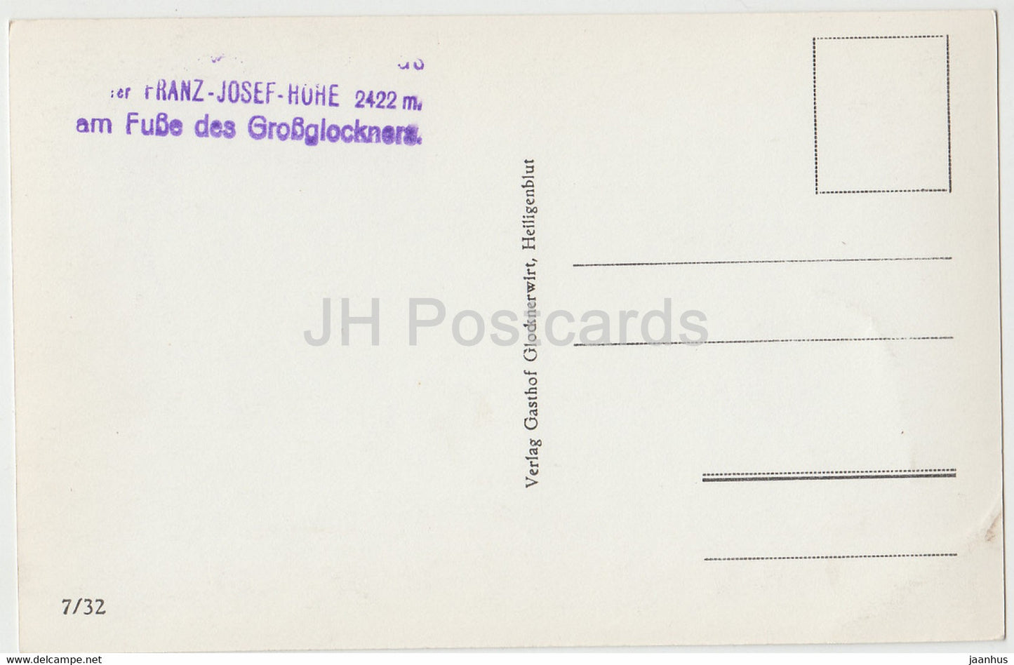 Parkplatz Freiwandeck - Ende der Glocknerstrasse 2368 m - voitures anciennes - carte postale ancienne - Autriche - inutilisée