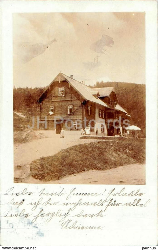 Jagdhaus Paal - Gmunden - hunting lodge - old postcard - 1904 - Austria - used - JH Postcards