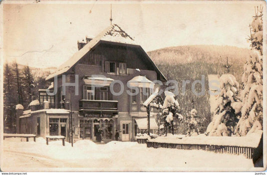 Semmering Kurort - Hochstrasse 28 - Photograph A. Mayer - winter view - photo - old postcard - Austria - used - JH Postcards