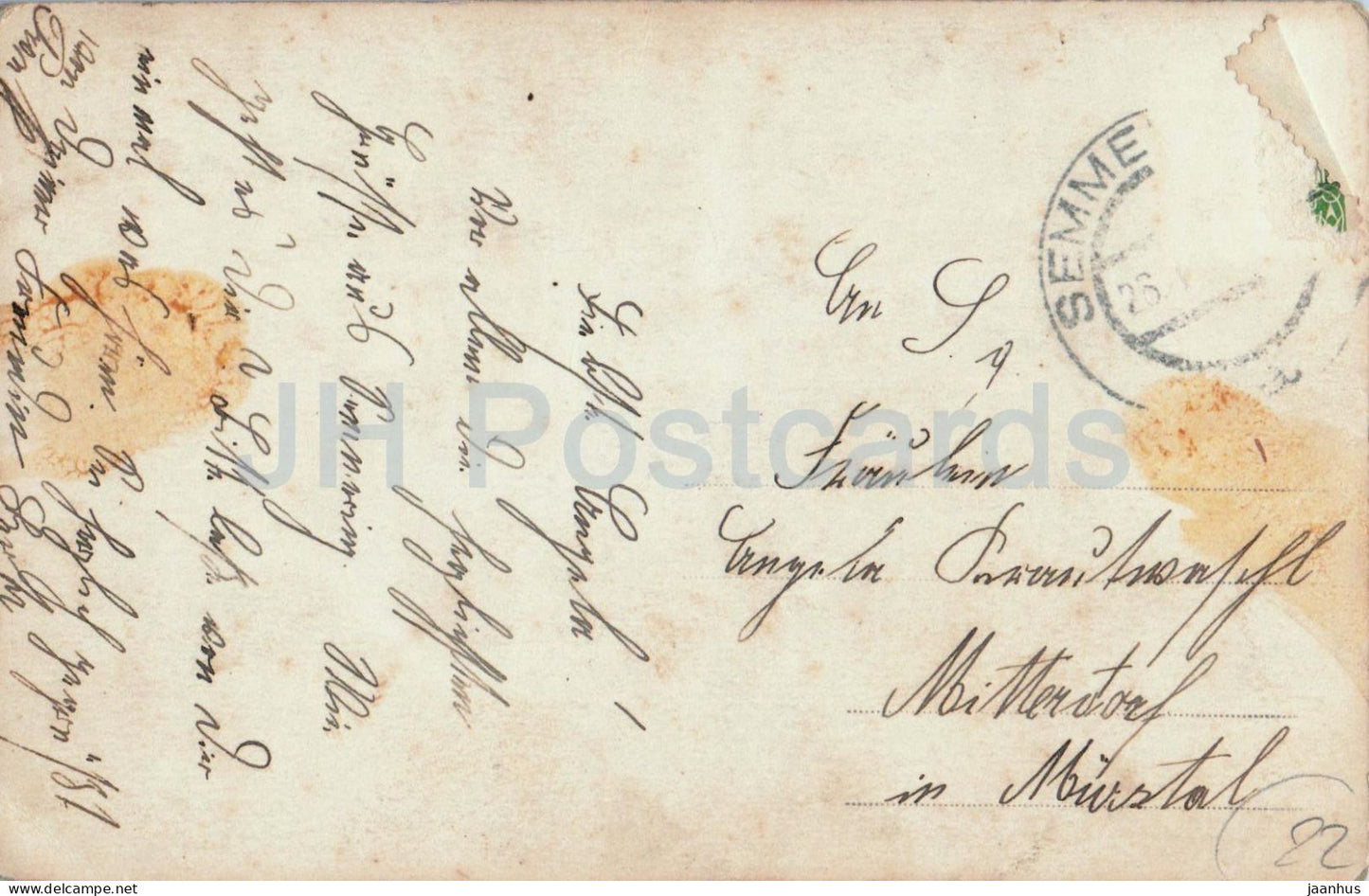 Semmering Kurort - Hochstrasse 28 - Photograph A. Mayer - winter view - photo - old postcard - Austria - used