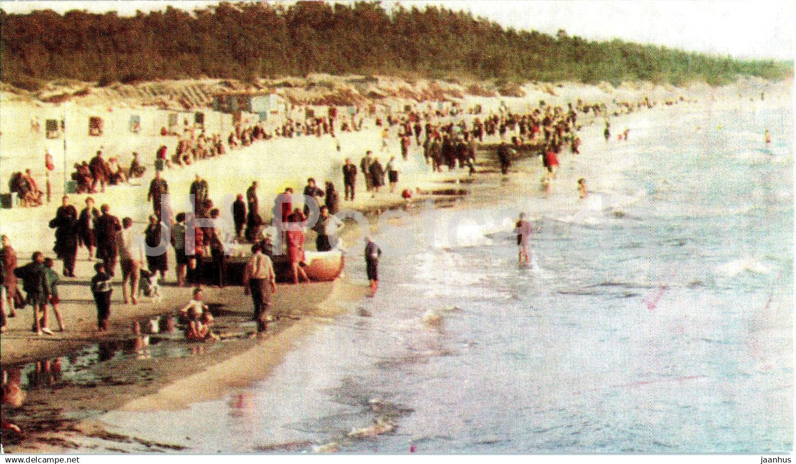 Palanga - The Beach - 1969 - Lithuania USSR - unused - JH Postcards