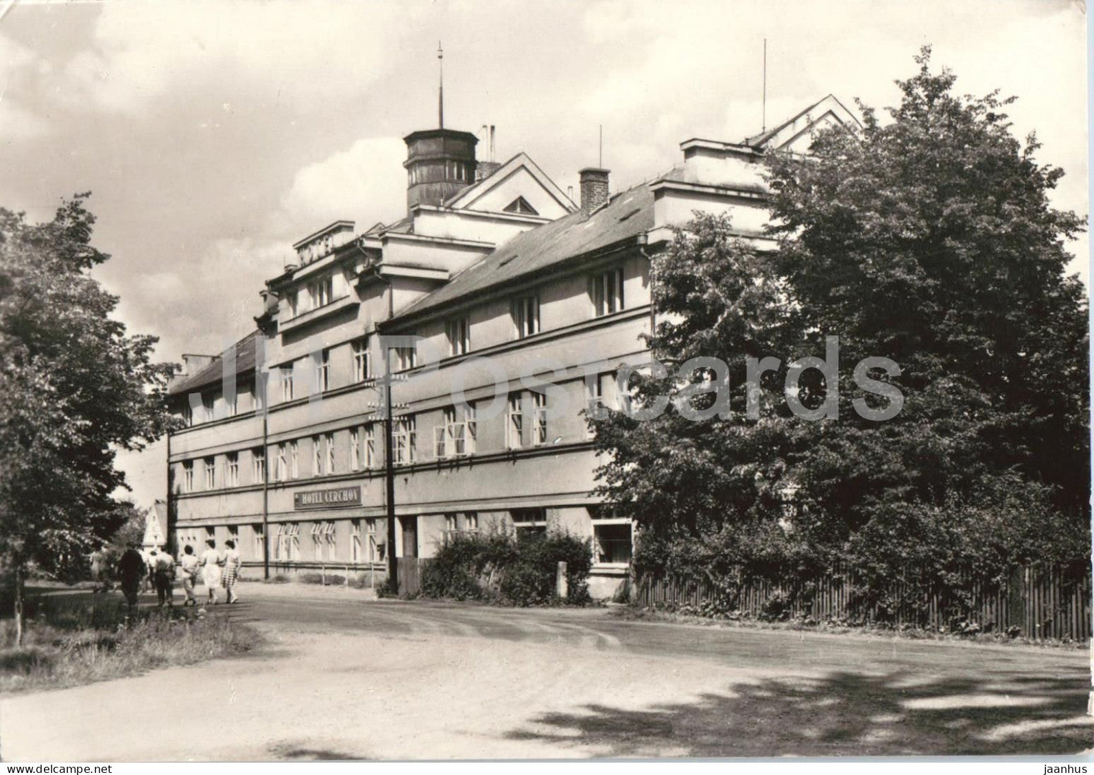 Babylon u Domazlic - near Domazlice - Hotel Cerchov - old postcard - Czech Republic - Czechoslovakia - used - JH Postcards