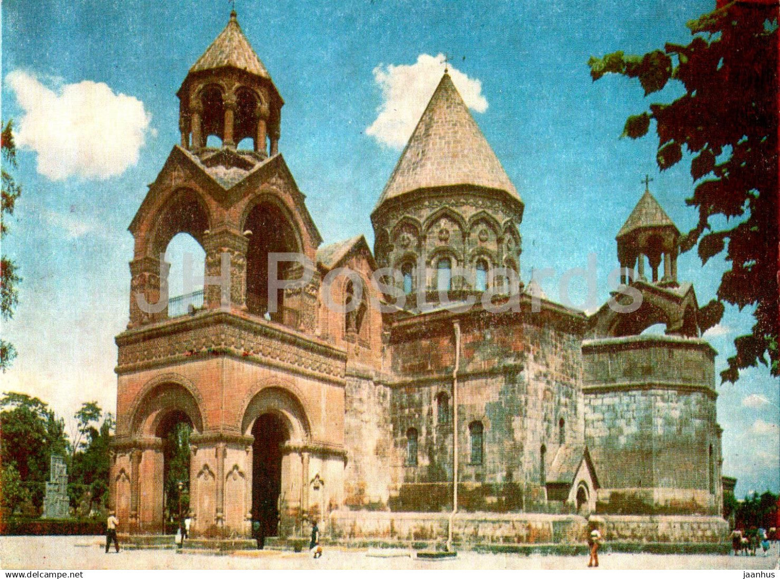 Etchmiadzin Cathedral - Historical Monuments of Armenia - 1984 - Armenia USSR - unused - JH Postcards