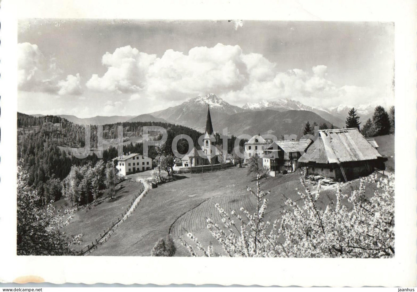 Avelengo m. 1298 presso Merano - Primavera - Dorf Hafling bei Meran - village - Alps 618 - old postcard - Italy - unused - JH Postcards