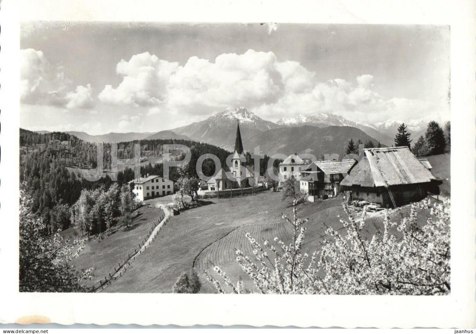 Avelengo m. 1298 presso Merano - Primavera - Dorf Hafling bei Meran - village - Alps 618 - old postcard - Italy - unused - JH Postcards