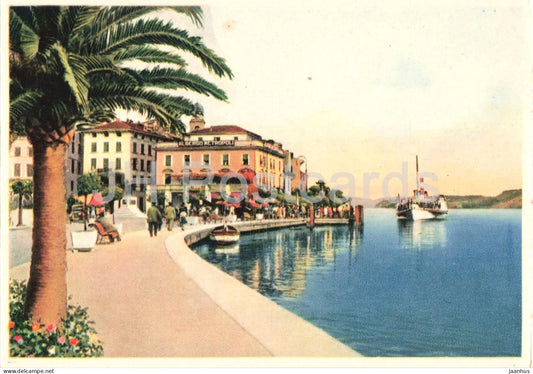 Lago di Garda - Salo - boat - old postcard - Italy - unused - JH Postcards